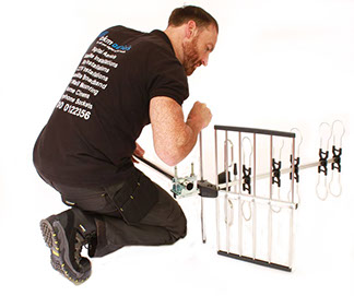 aerial repair man Sutton Benger