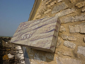 camouflaged satellite dish Sutton Benger